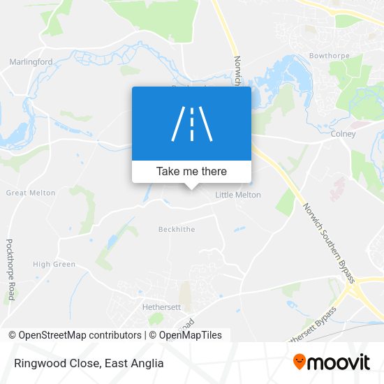 Ringwood Close map