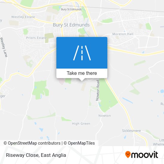 Riseway Close map