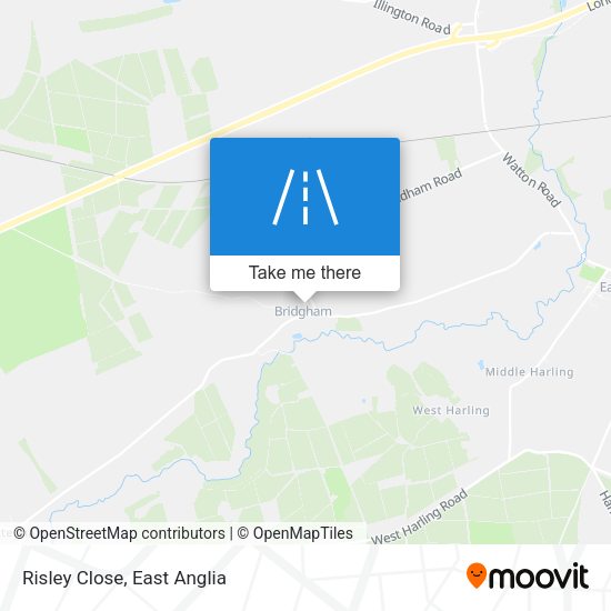 Risley Close map