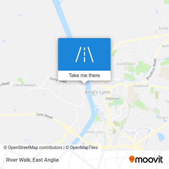 River Walk map