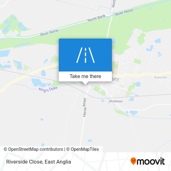 Riverside Close map