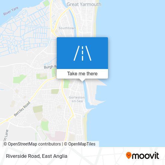 Riverside Road map