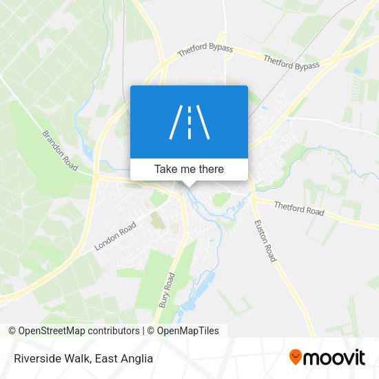 Riverside Walk map
