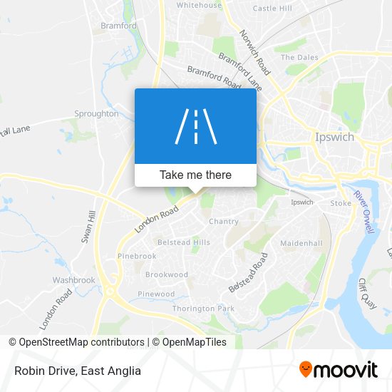 Robin Drive map