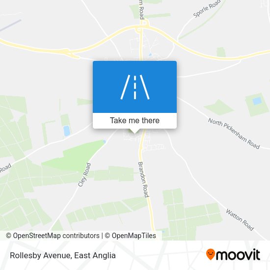 Rollesby Avenue map