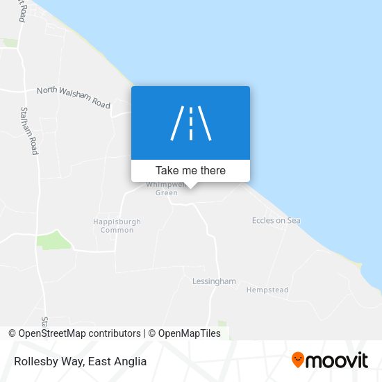 Rollesby Way map