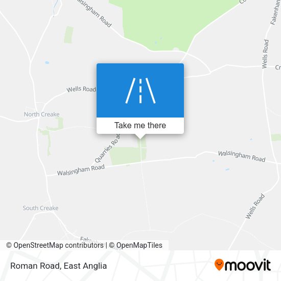 Roman Road map