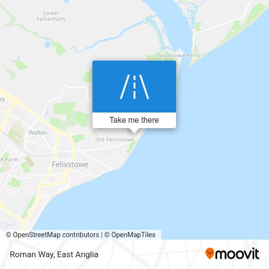 Roman Way map