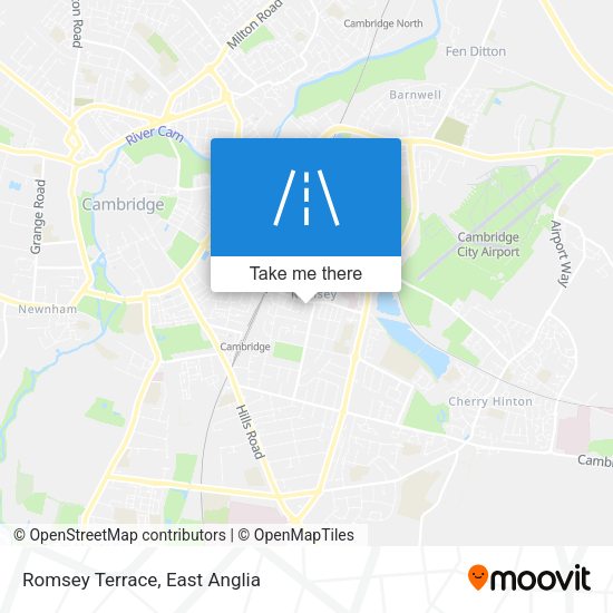 Romsey Terrace map
