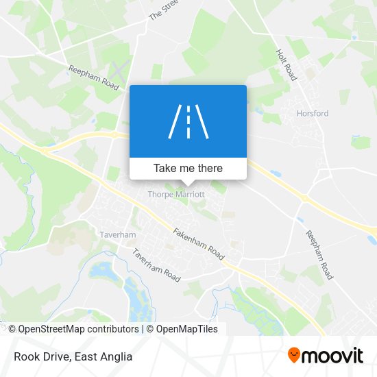 Rook Drive map