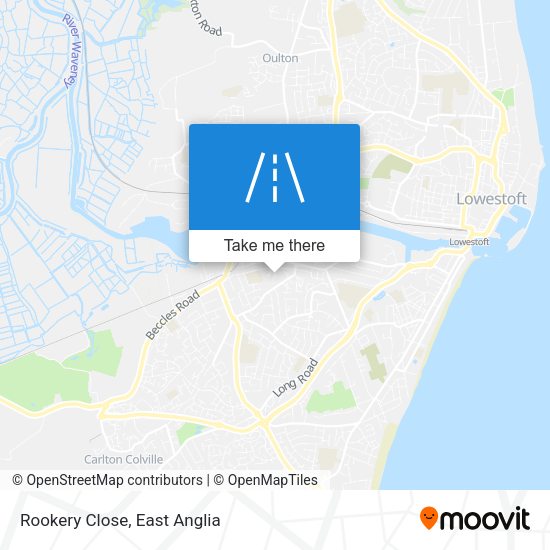 Rookery Close map
