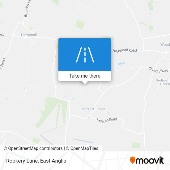 Rookery Lane map