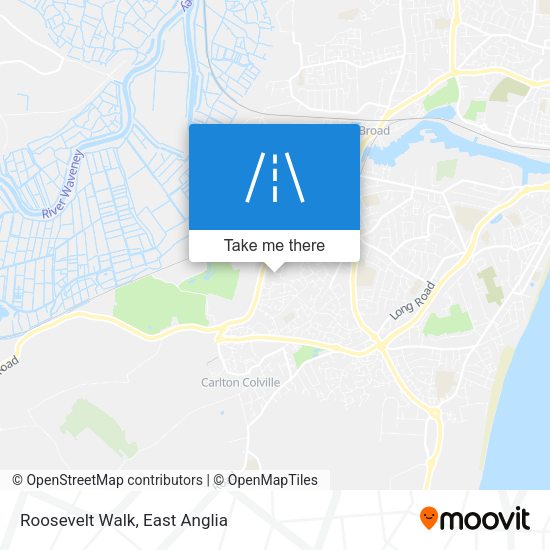 Roosevelt Walk map