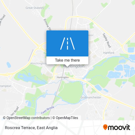 Roscrea Terrace map