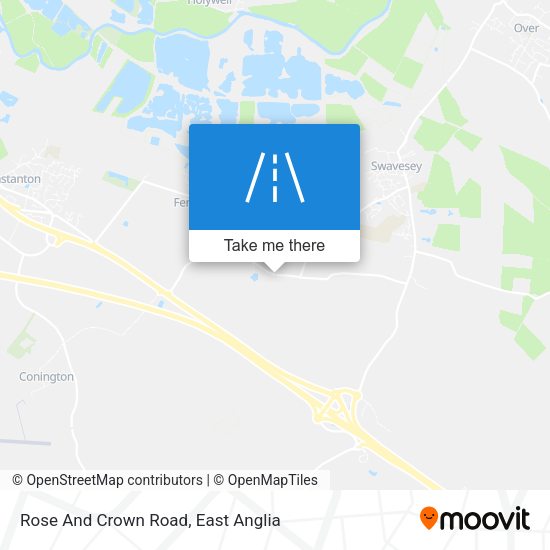 Rose And Crown Road map