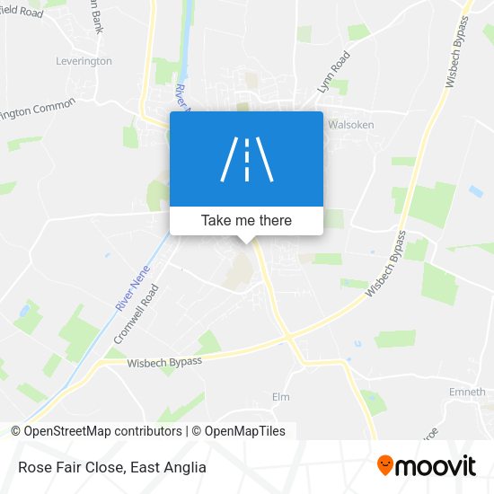 Rose Fair Close map