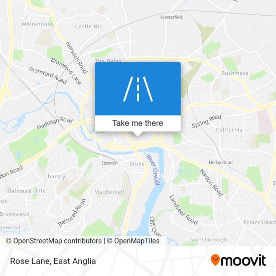 Rose Lane map