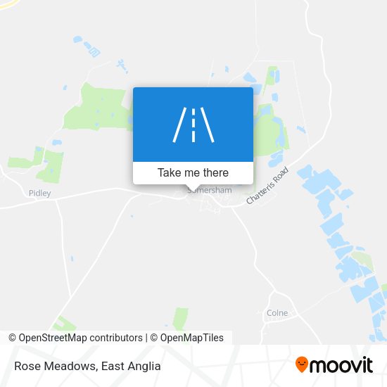 Rose Meadows map