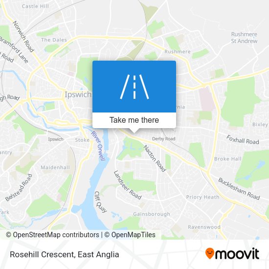 Rosehill Crescent map