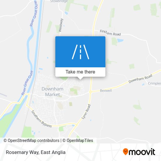 Rosemary Way map