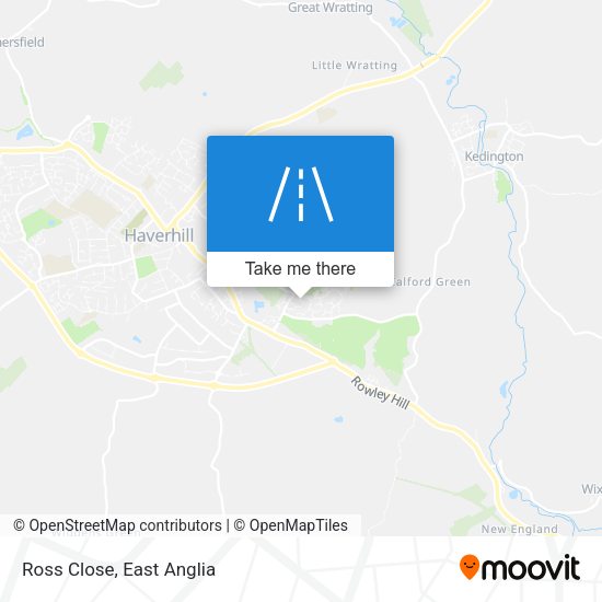 Ross Close map