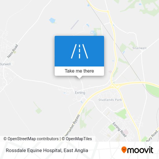 Rossdale Equine Hospital map
