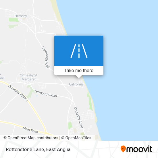Rottenstone Lane map