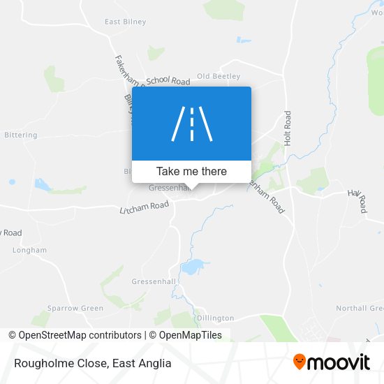 Rougholme Close map