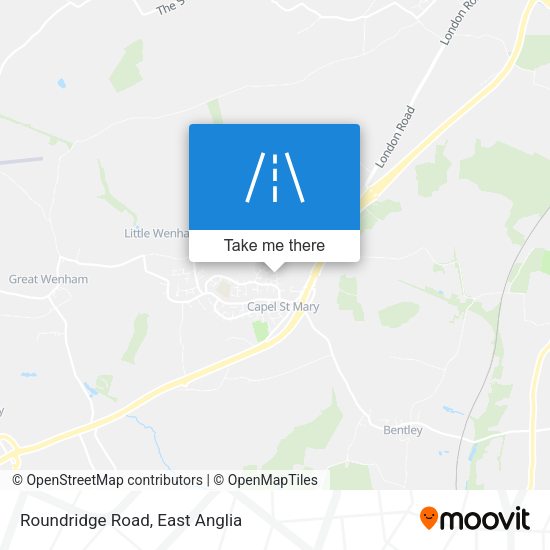 Roundridge Road map