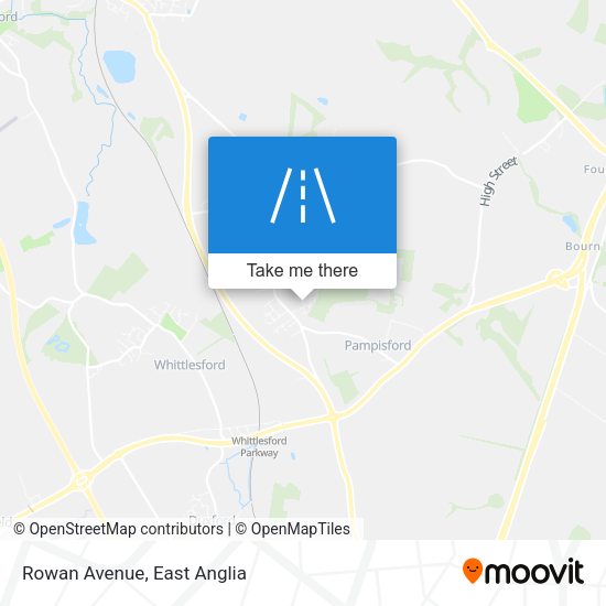 Rowan Avenue map