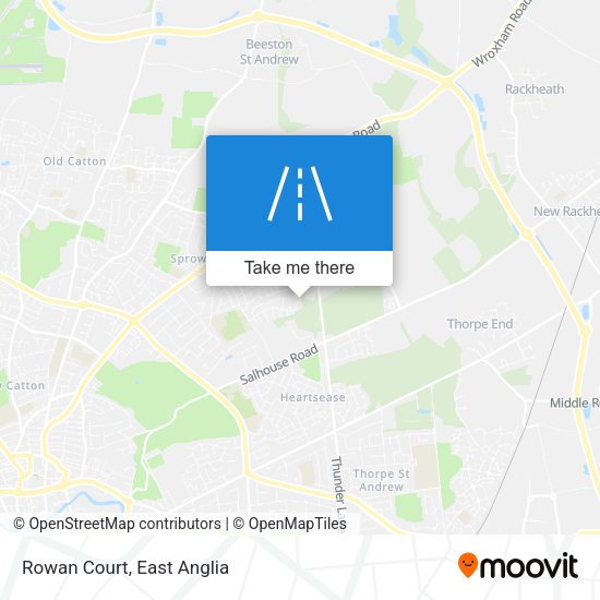 Rowan Court map