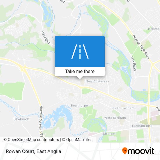 Rowan Court map