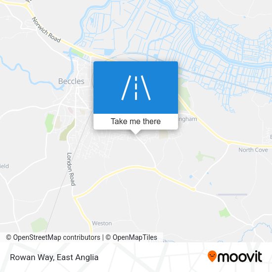 Rowan Way map