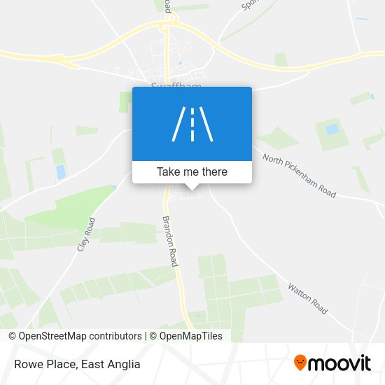 Rowe Place map