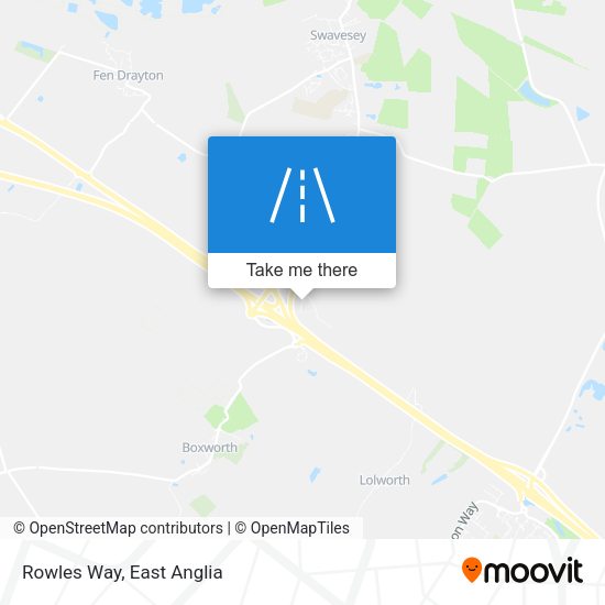 Rowles Way map