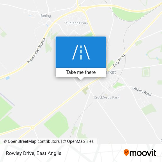 Rowley Drive map