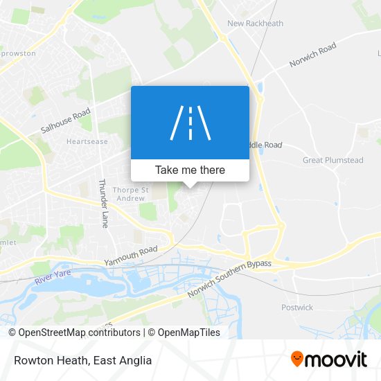 Rowton Heath map