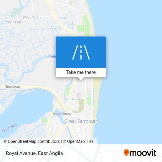 Royal Avenue map