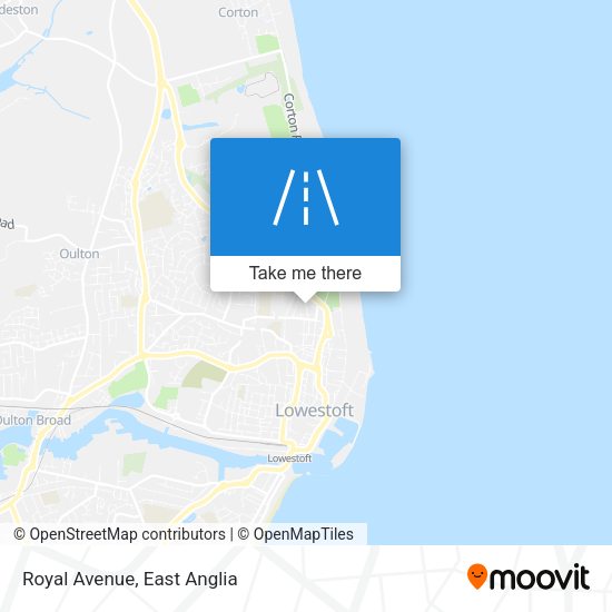 Royal Avenue map