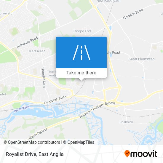Royalist Drive map
