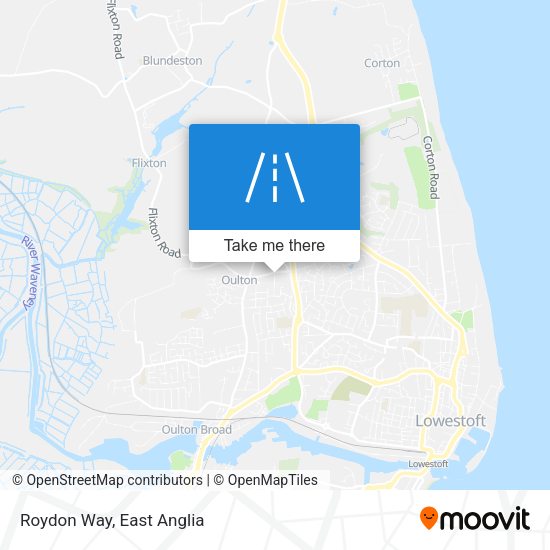 Roydon Way map