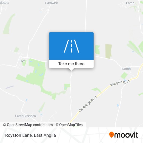 Royston Lane map