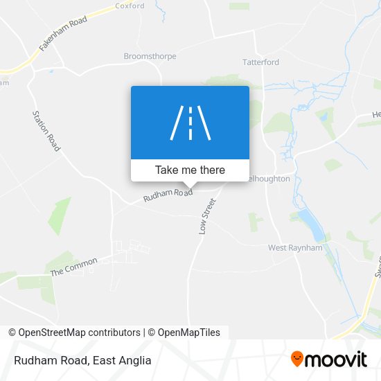 Rudham Road map