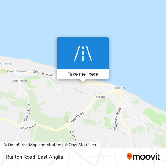 Runton Road map