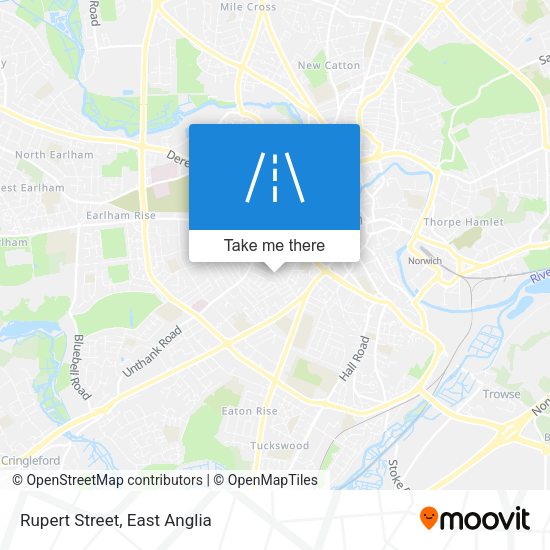 Rupert Street map