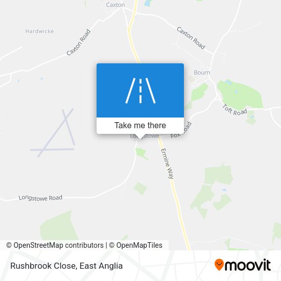 Rushbrook Close map