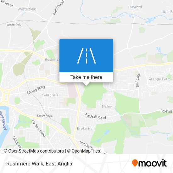 Rushmere Walk map