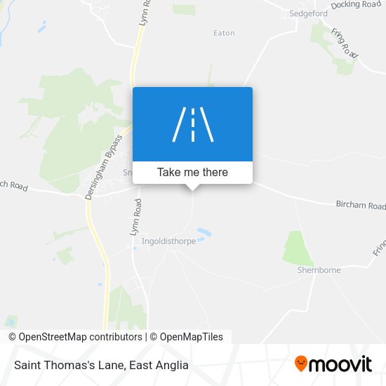 Saint Thomas's Lane map