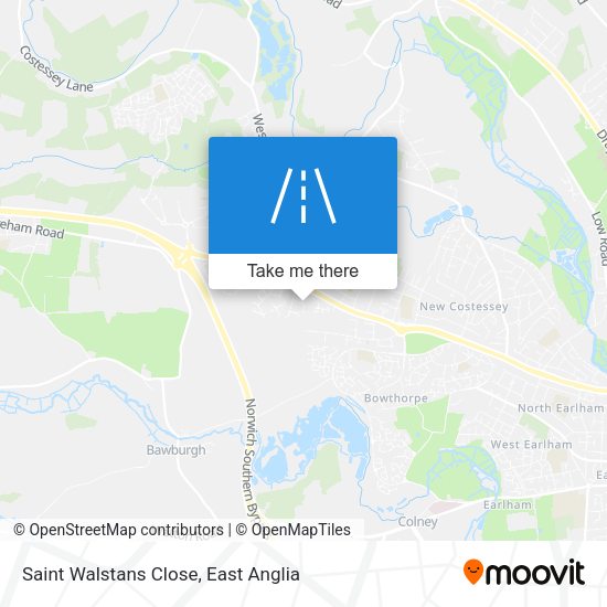 Saint Walstans Close map