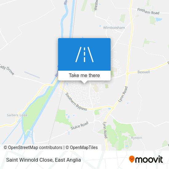 Saint Winnold Close map
